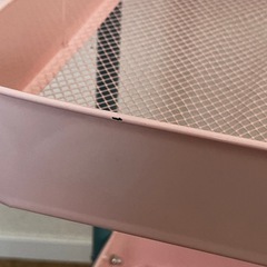 バイカラー　キャスター付き　ワゴン　トロリーの画像