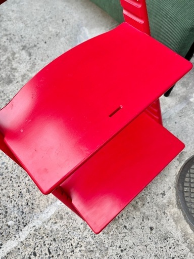 STOKKE ストッケ TRIPP TRAPP トリップトラップ ベビーチェア キッズチェア レッド 赤 木製 ハイチェア 子供椅子