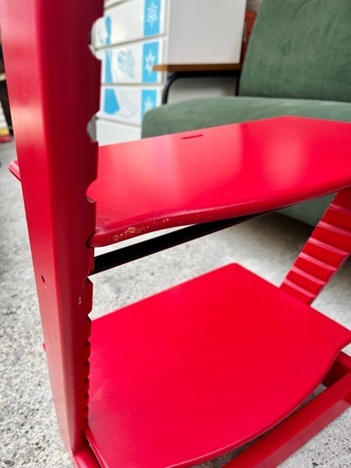 STOKKE ストッケ TRIPP TRAPP トリップトラップ ベビーチェア キッズチェア レッド 赤 木製 ハイチェア 子供椅子