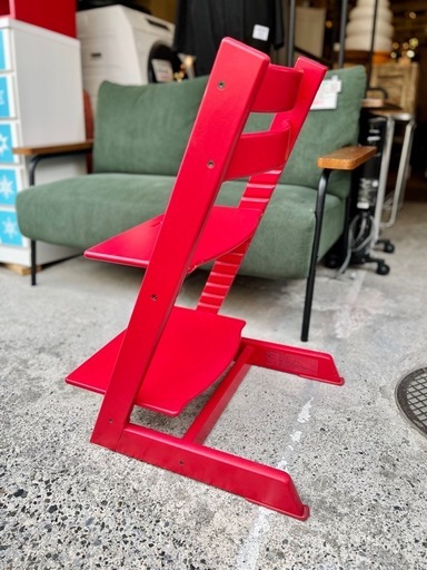 STOKKE ストッケ TRIPP TRAPP トリップトラップ ベビーチェア キッズチェア レッド 赤 木製 ハイチェア 子供椅子
