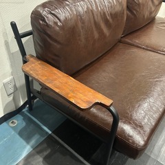 おしゃれヴィンテージソファの画像