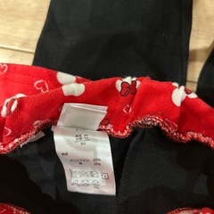 ミニーちゃん　　スカート付きレギンスの画像