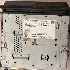パイオニア カロッツェリア AVIC-ZH07 カーナビ —の画像