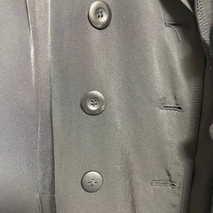 【薄手】黒 トレンチコート  の画像