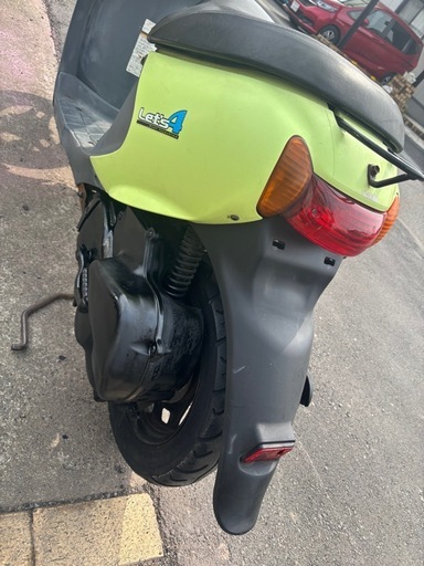【売約済・お買い上げありがとうございました】★始動動画有り🛵💨　レッツ4(CA45A)　高燃費の4ストのインジェクション✨　買い物に便利な前カゴ付き🧺　走行距離2929km(メータ読み) 　原付　スクーター　50cc_1