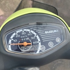 ★始動動画有り🛵💨　レッツ4(CA45A)　高燃費の4ストのインジェクション✨　条件有りで値引き有り💰(本文参照)　買い物に便利な前カゴ付き🧺　走行距離2929km(メータ読み)  　原付　スクーター　50ccの画像