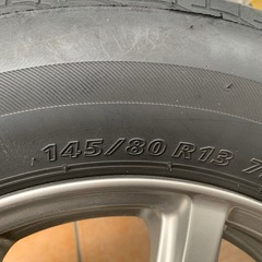 交渉中になります！13インチアルミホイール　4本セット の画像