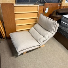 脚付きリクライニングソファ 座椅子の画像