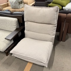 脚付きリクライニングソファ 座椅子の画像