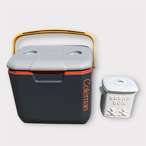 Coleman クーラーボックス　セット　陶器の入れ物付き