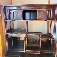 黒柿　茶だんすの画像