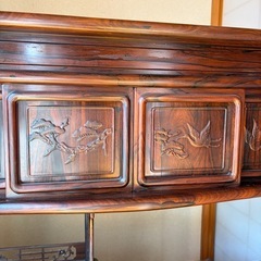 黒柿　茶だんすの画像