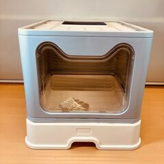 猫用トイレ（グレー）の画像