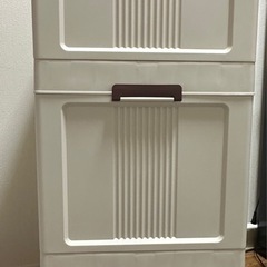 3段折りたたみ収納ボックスの画像