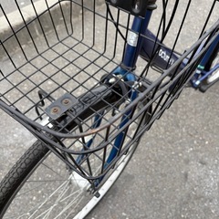 【整備士による点検済み】　☆前後中古タイヤ☆   27インチ軽快車　防犯登録料込価格︎‼︎の画像