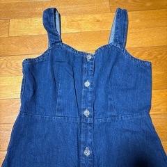 デニムワンピース　 Lサイズの画像