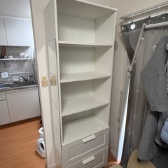 IKEA  BRIMNES 本棚 スライド収納付きの画像