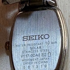 SEIKO ソーラー時計　レディースの画像