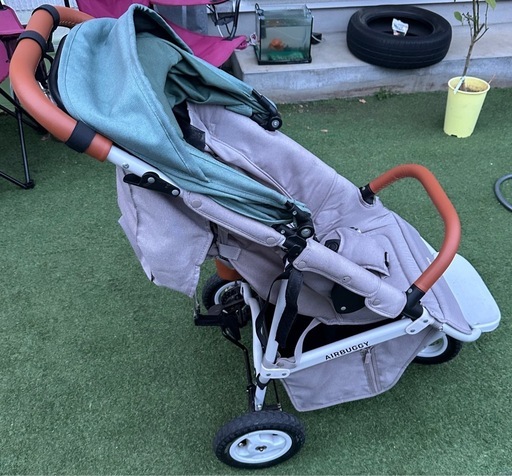 AirBuggy Dome3 Regular Stroller Melange Denim, No-Bump Ride | Go AirBuggy
