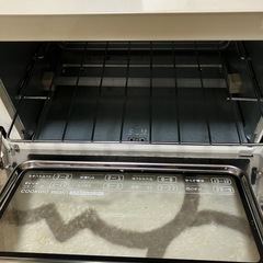 【シンプル白】オーブントースターの画像