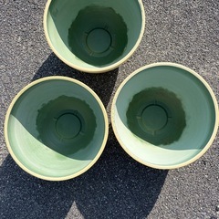 睡蓮鉢　メダカ　プラスチック製　小さめ3個セットの画像