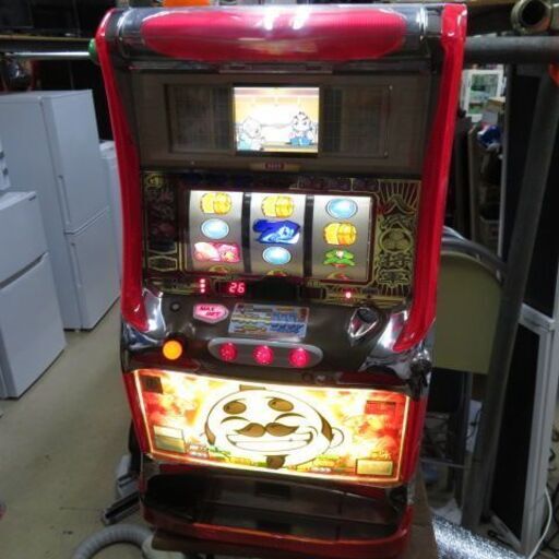 パチスロ実機 初代 吉宗 不要機・ドアキー・設定キー付き スロット機|江別市のリサイクルショップドロップ