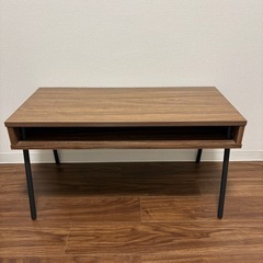 アイリスオーヤマ　ローテーブル センターテーブル 収納付きの画像