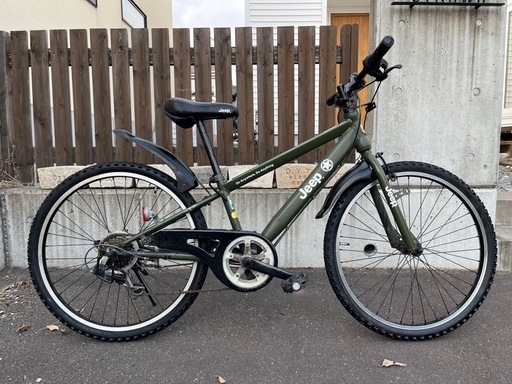 【子ども用自転車 2台セット Jeep 24インチ＋22インチ】 子ども用自転車 2台セット Jeep 24インチ＋22インチ】