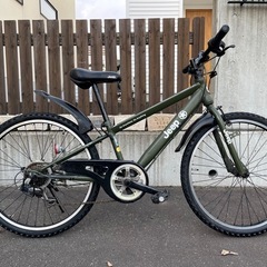 【子ども用自転車 2台セット Jeep 24インチ＋22インチ】の画像