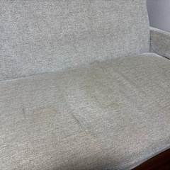 受け渡し決定　unico 2人掛けソファの画像