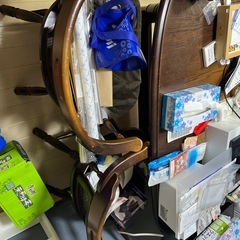 チェア付きテーブルセット　組み立て可能の画像