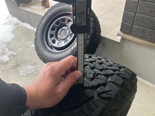 デリカD5他 タイヤホイール4本セット 235/70r16 BFグッドリッチ
