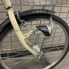 試乗して 美品オートライト マルキン自転車の画像