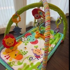 フィッシャープライス　赤ちゃん   フィッシャープライス(fisher price) レインフォレスト指遊びミュージカルジム　知育玩具の画像