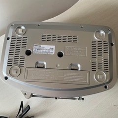 CDラジオカセットレコーダー TY-CDK9（S） シルバー リモコン付き 東芝の画像