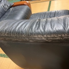 【応接セット】3人掛けソファ×2＋センターテーブル／事務所・来客用にの画像