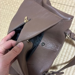 イタリア製本革バッグの画像