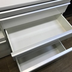 ジャングルジャングル貝塚店　松田家具　レンジボード　ホワイト　ソフトクローズ　大容量　収納力抜群　貝塚市　二色浜　リサイクルショップの画像