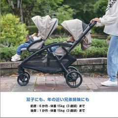 joie 2人乗りベビーカーの画像