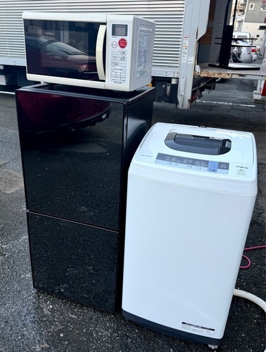家電3点セット 冷蔵庫 洗濯機 電子レンジ