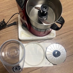 MICHIBA フードプロセッサー レッドの画像