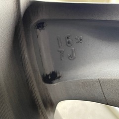 再再販ランクル70純正16インチアルミ4本セット！GDJ76W！新車納車5日後外し美品！の画像