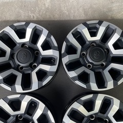 再再販ランクル70純正16インチアルミ4本セット！GDJ76W！新車納車5日後外し美品！の画像