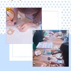 手作り名入れ歯固めorスプーンへ絵文字焼入れの画像