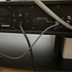 CAV テレビ台一体型スピーカー THRG-120 ブラック キャスター付き 動作OKの画像