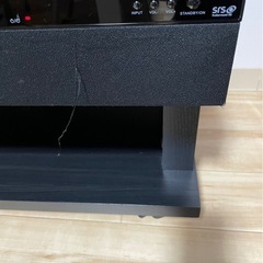 CAV テレビ台一体型スピーカー THRG-120 ブラック キャスター付き 動作OKの画像