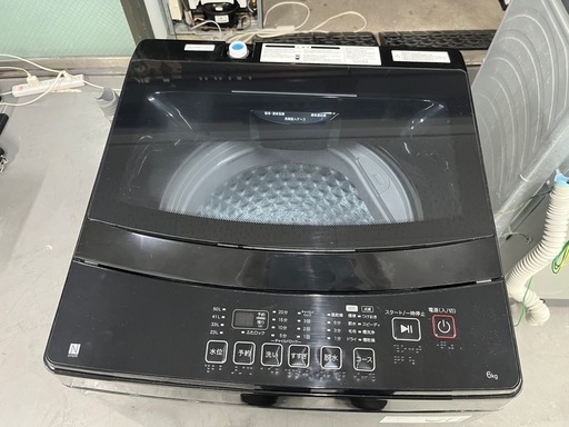 △▼ニトリ　全自動洗濯機　6kg▼△AK657 6kg全自動洗濯機(NT60T1 ブラック)(リサイクル回収なし) | ニトリ