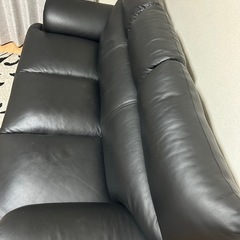 美品　本革ソファ　（3人掛け）の画像