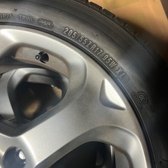 205/55r17ノーマルタイヤと純正ホンダホイール4本セットの画像