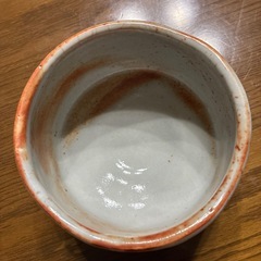 志野焼　抹茶茶碗　銘「秀」の画像